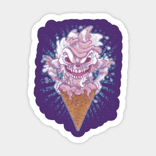 Monster Ice Cream Sticker by Andriu